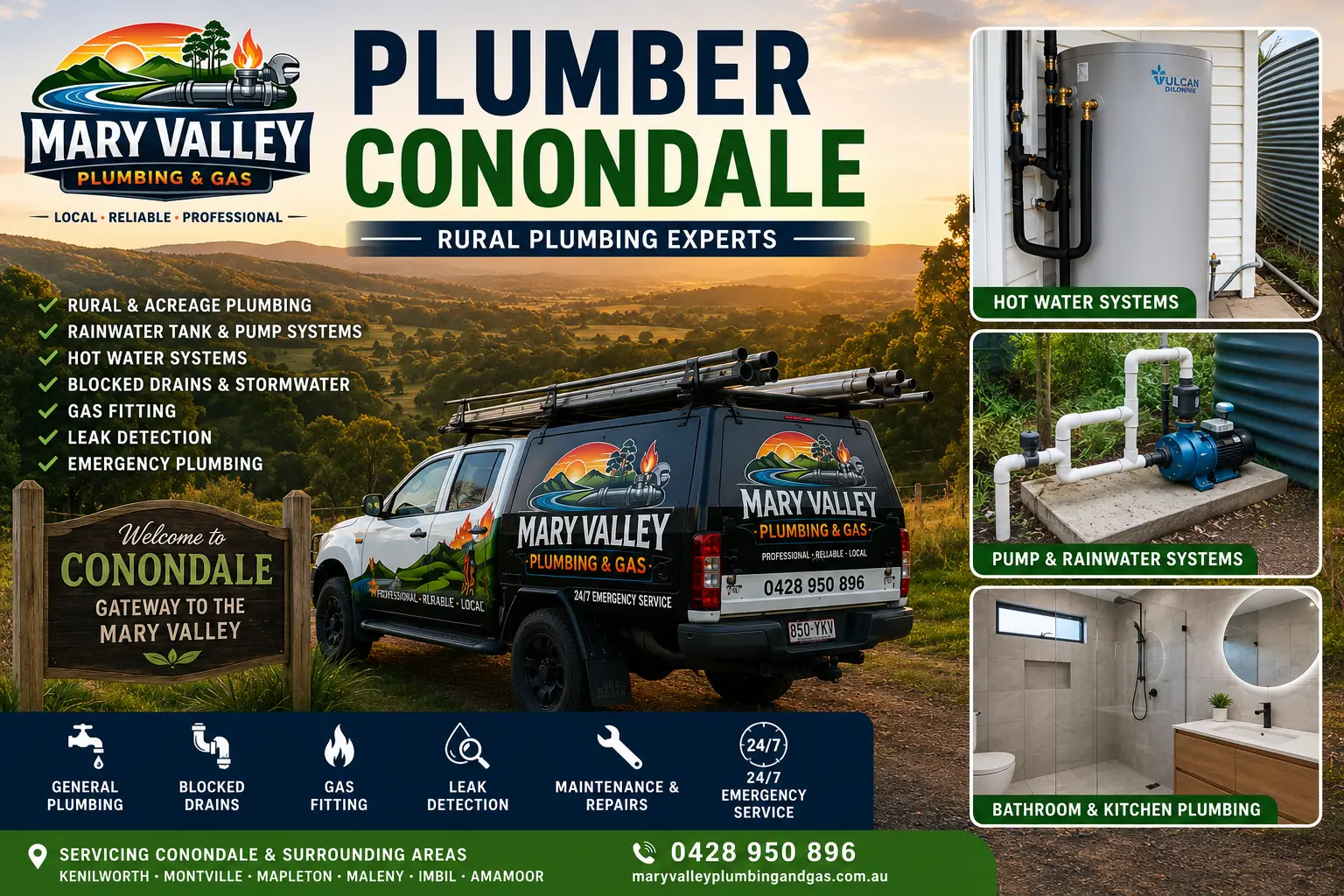 Conondale, QLD - Mary Valley Plumbing & Gas