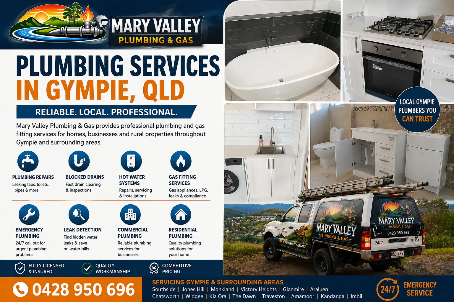 Gympie, QLD - Mary Valley Plumbing & Gas