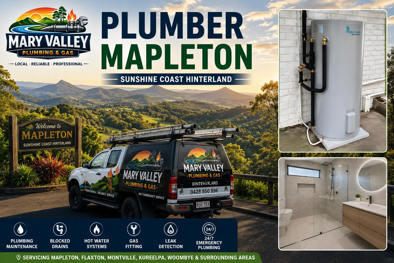 Mapleton, QLD - Mary Valley Plumbing & Gas