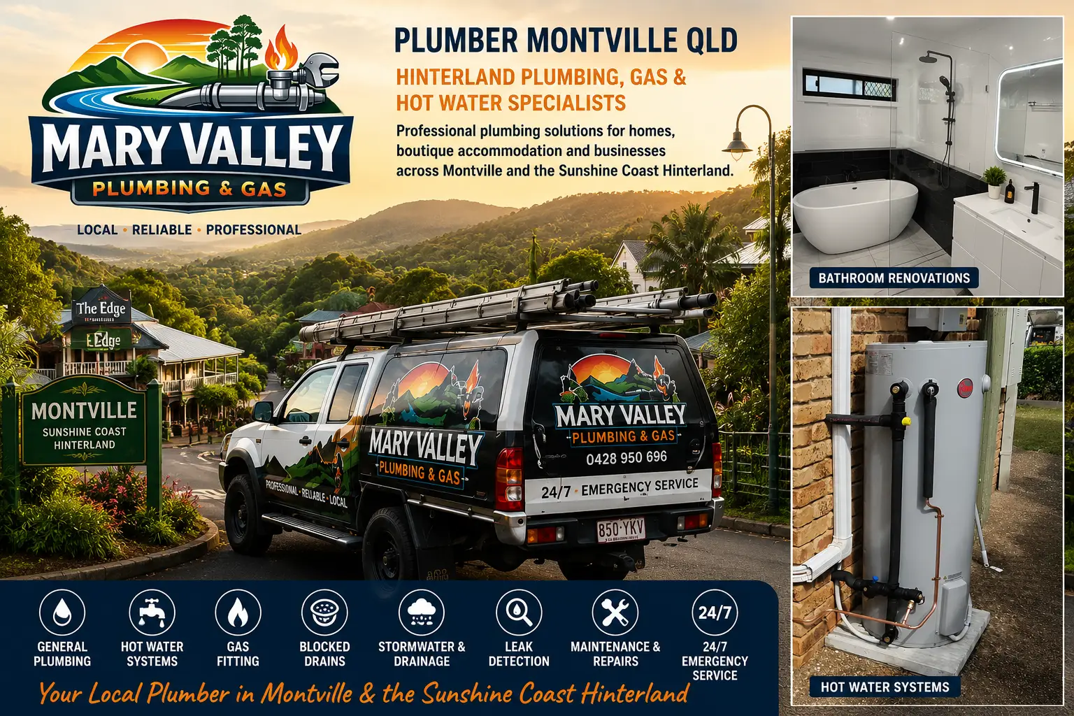 Montville, QLD - Mary Valley Plumbing & Gas