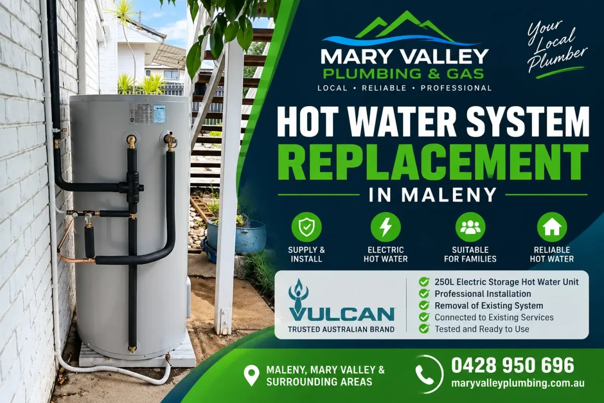 Hot Water System Installation in Maleny